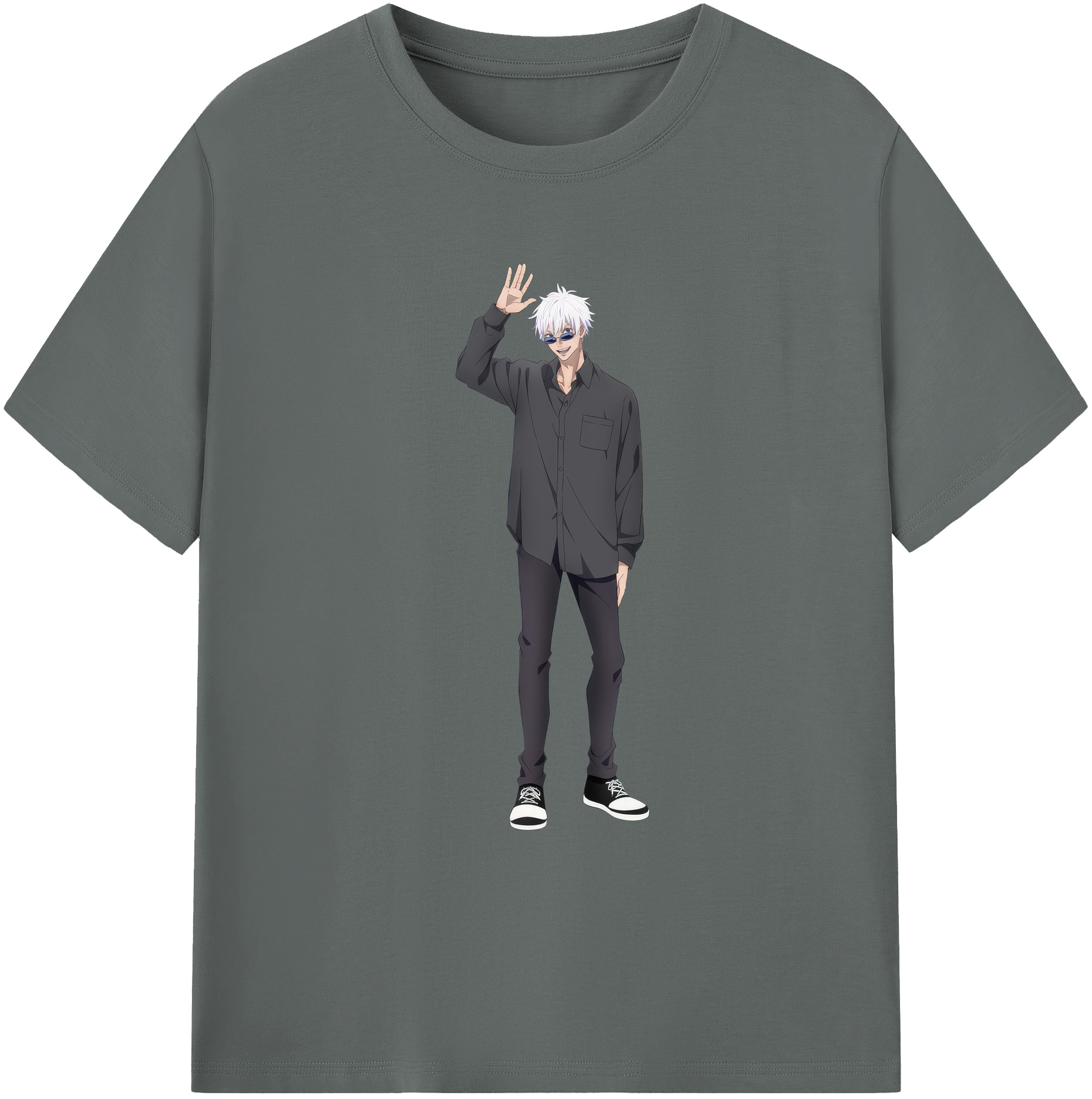 （画像用） 呪術廻戦 Jujutsu Kaisen 綿100％ メンズ半袖Tシャツ｜肌触りやわらか＆通気性